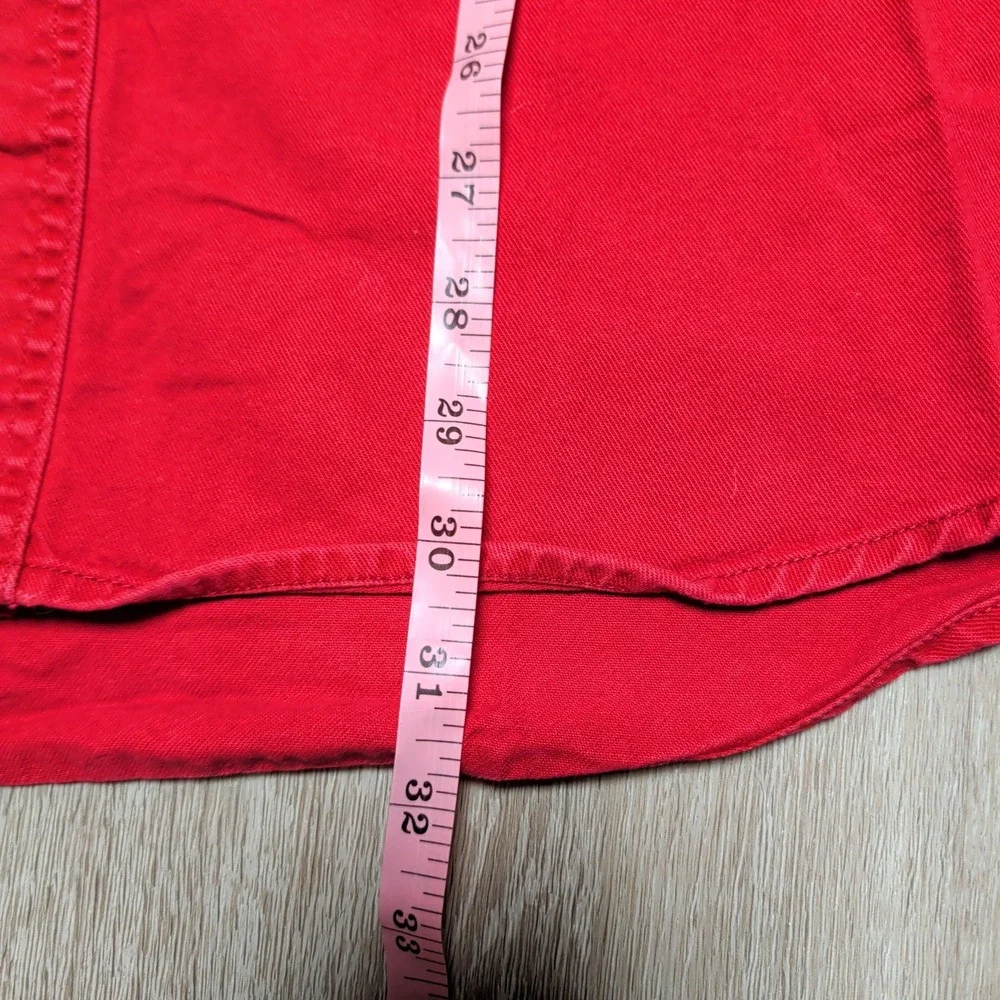 Vintage 90s Levi's‎ Western Long Sleeve Red Tab Chamois Shirt Mens L Rockabilly